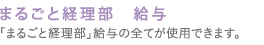 まるごと経理部　給与